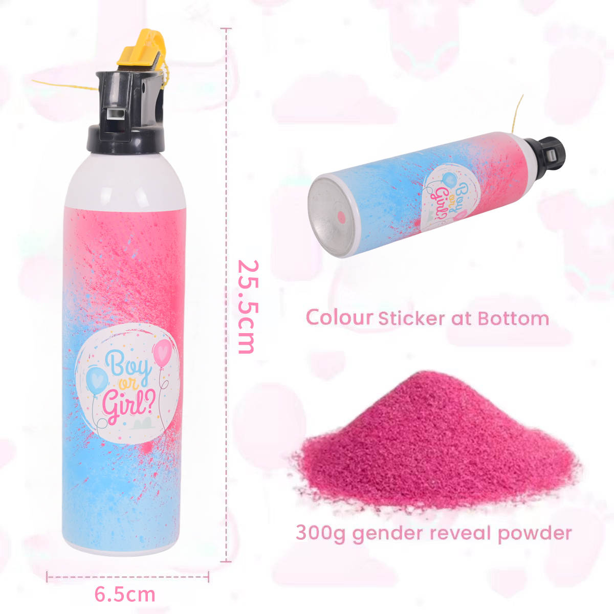 300g Smoke Extinguisher - Gender Reveal Cannon
