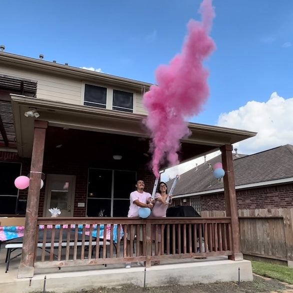 gender reveal cannon