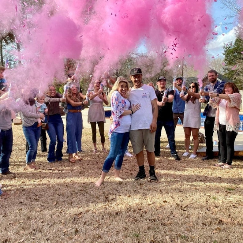 gender reveal cannon
