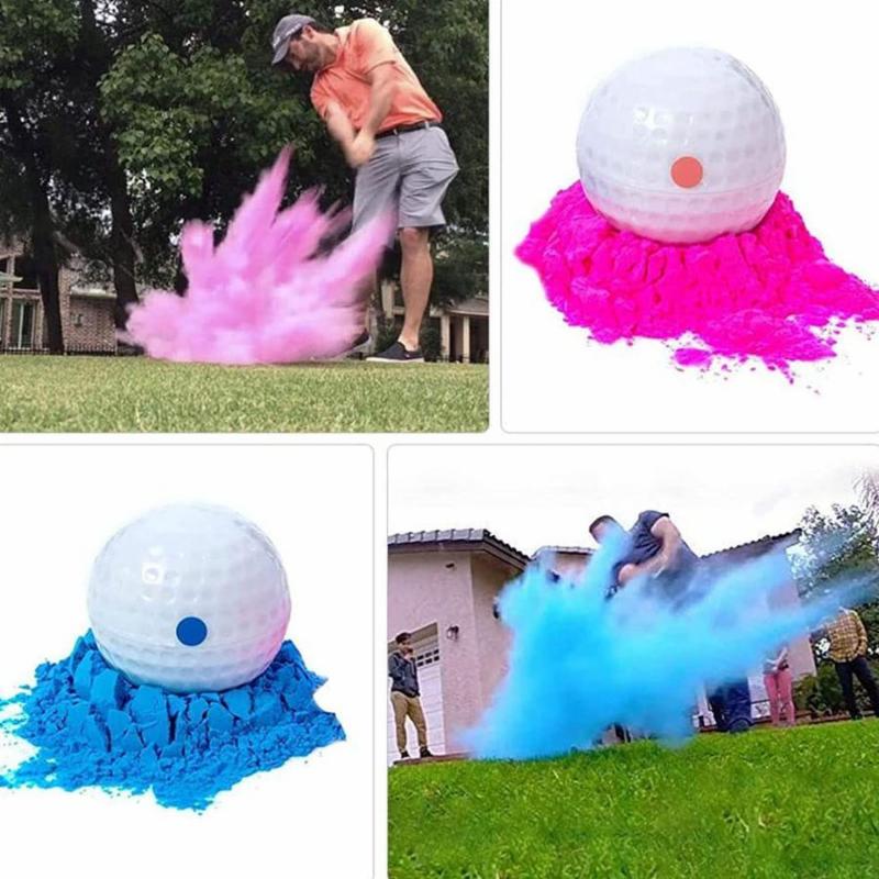 Sports Gender Reveal Golf Balls - Gender Reveal Cannon