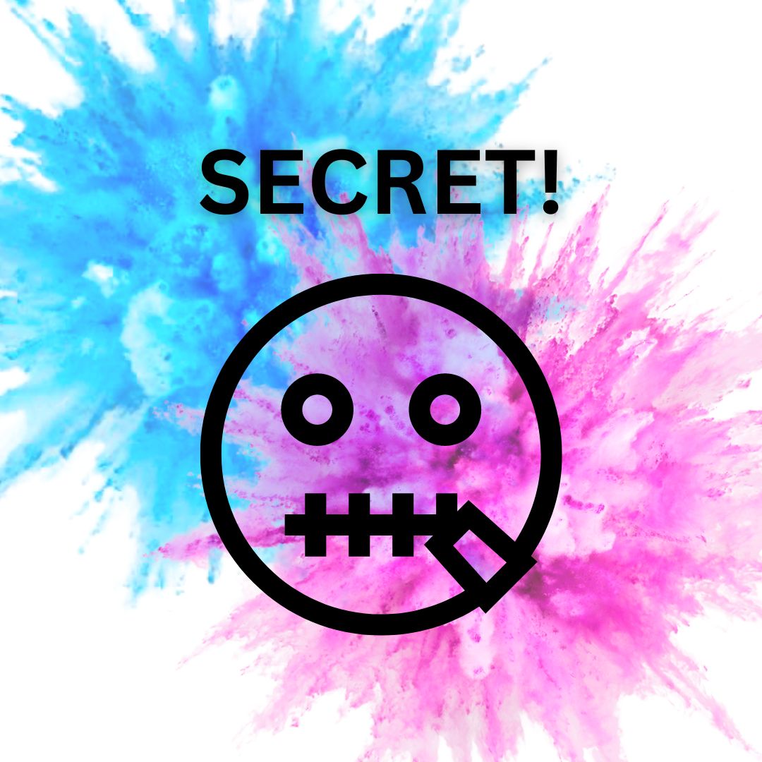 gender reveal face icon