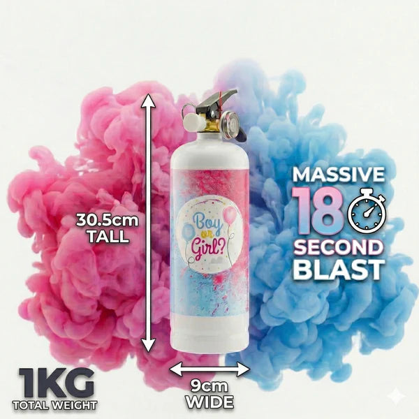 1kg Colour Extinguisher - Gender Reveal Cannon