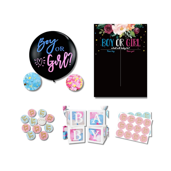 The Everything Bundle | Gender Reveal Party Pack AU — Gender Reveal Cannon Australia