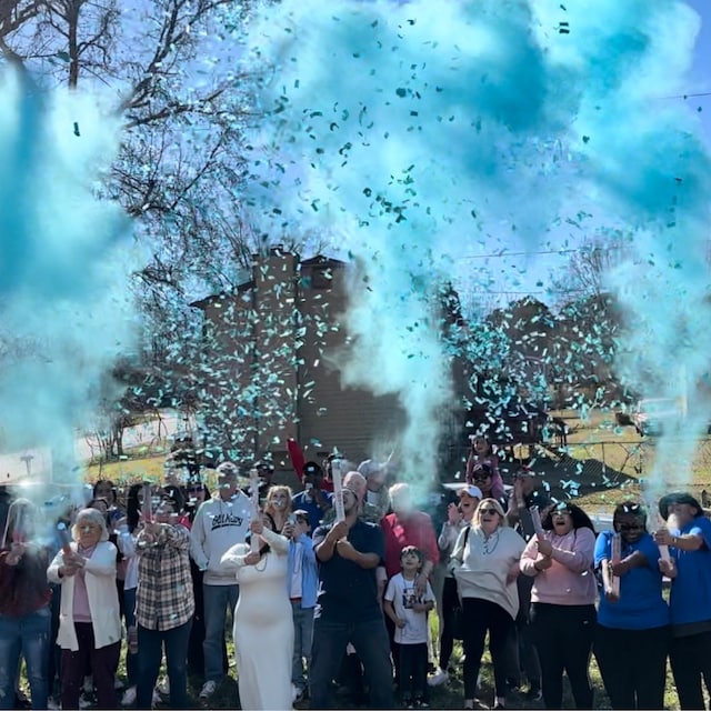 gender reveal powder cannon