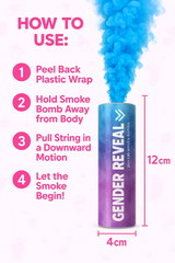 Smoke Bomb - Gender Reveal Cannon